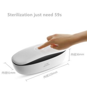 1 piece 59 seconds disinfection box UV disinfection box beauty nail beauty eyelash tattoo embroidery tool sterilization