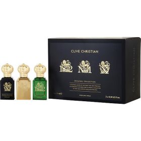 CLIVE CHRISTIAN VARIETY by Clive Christian ORGINAL COLLECTION SET-CLIVE CHRISTIAN 1872 & CLIVE CHRISTIAN NO 1 & CLIVE CHRISTIAN X ALL ARE PERFUME SPRA