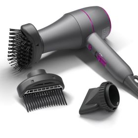 Constant temperature household hair dryer Small and portable hair dryer (Color: Gray)