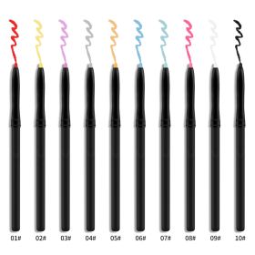 Color Eyeliner Waterproof Oil-Proof and Durable Eyeliner (Color: 8)