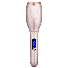 Infrared Automatic Curling Iron for Women - Spiral Key Design for Effortless Styling (Color: Champagne)