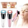 EMS Micro Current Beauty Instrument Hot And Cold Photon Rejuvenation Facial Beauty Device Anti-Aging Whitening Skin Care