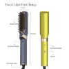 2 In 1 Folding Hot Brush Hair Straightener Brush Hair Straightening Comb Negative Ion Heat Brush Hair Straightener Hair Brush Straightener For Women/M